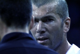 Scène du film Zidane, un portrait du XXIème siècle