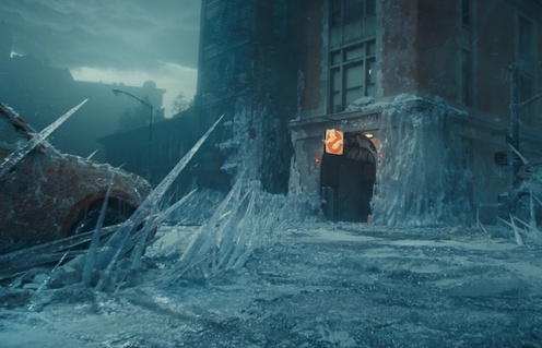 Une scène du film Ghostbusters: Frozen Empire