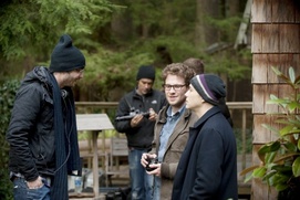 Sur le plateau du film 50/50 Sur le plateau du film 50/50
