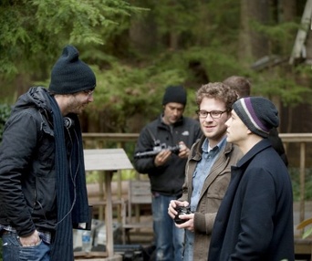 Sur le plateau du film 50/50