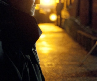 Sur le plateau du film The Social Network