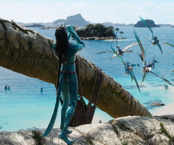 Une scène du film Avatar: The Way of Water
