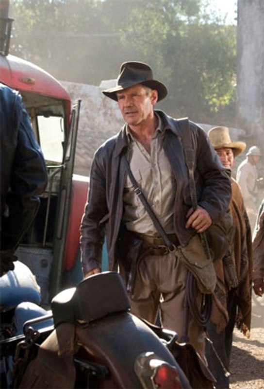 Harrison Ford dans une scène du film Indiana Jones et le royaume du crâne de cristal
