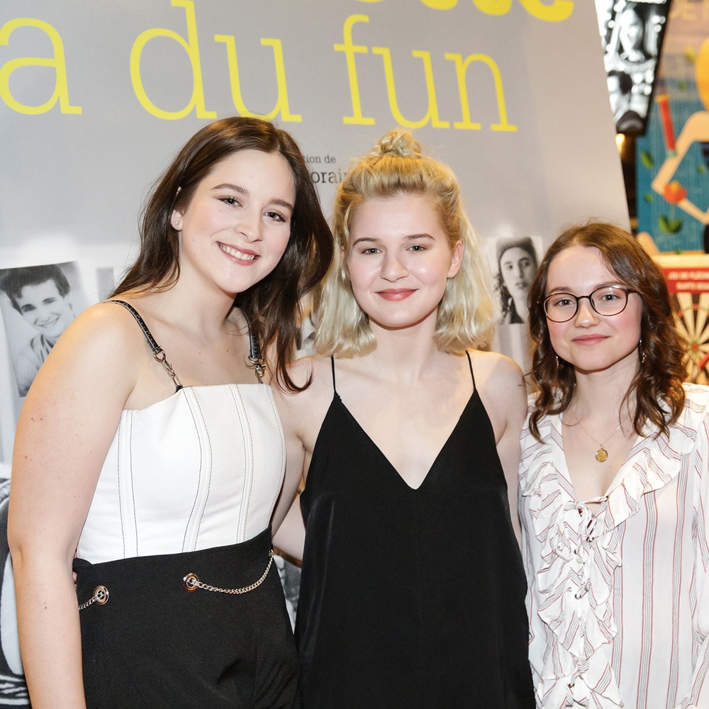 Sur le tapis rouge du film Charlotte a du fun