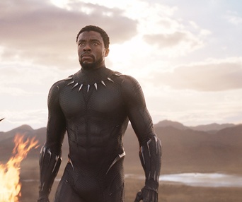 Une scène du film Black Panther