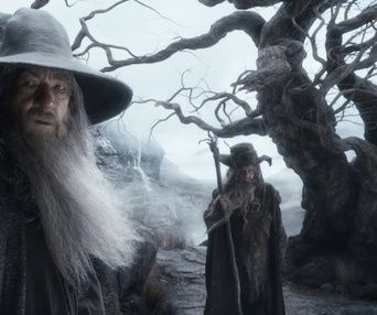Une scène du film The Hobbit: The Desolation of Smaug