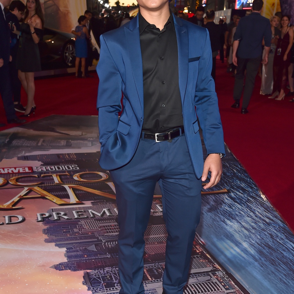 Sur le tapis rouge de Los Angeles du film Doctor Strange