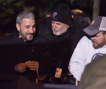 Sur le plateau du film The Amazing Spider-Man