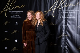 Tapis rouge du film Aline