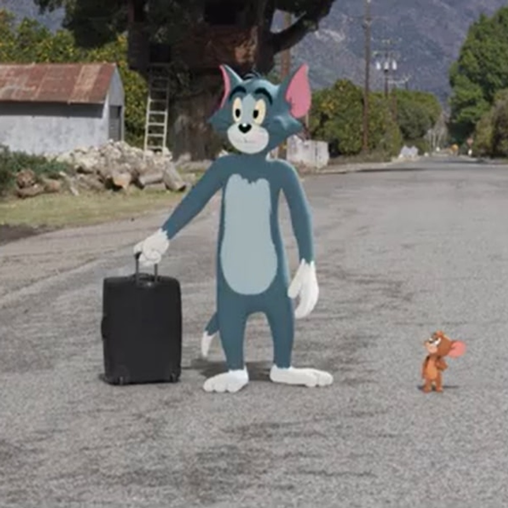 Une scène du film Tom and Jerry