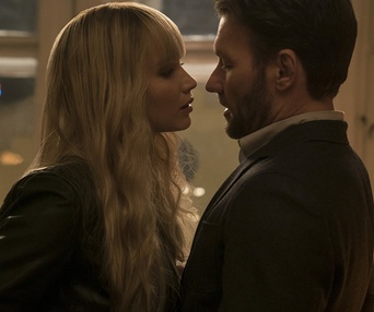 Une scène du film Red Sparrow
