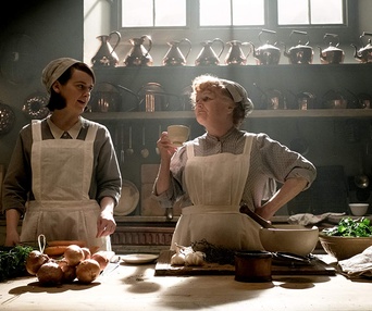 Une scène du film Downton Abbey