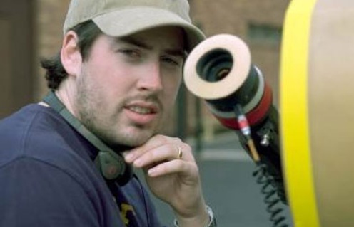 Jason Reitman sur le plateau du film Thank You for Smoking