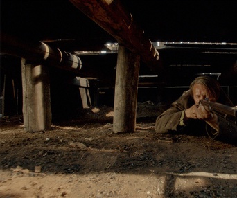 Une scène du film The Salvation