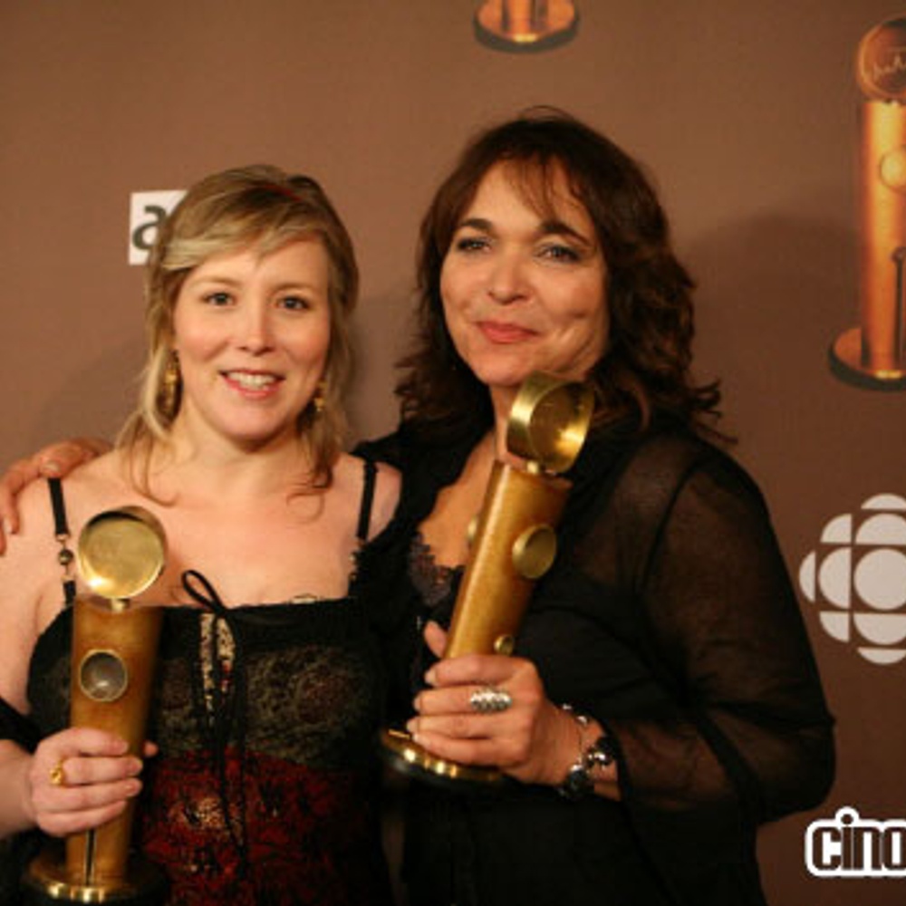 Isabelle Blais et Lyne Charlesbois à la Soirée des Jutra