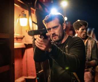 Une scène du film The Ministry of Ungentlemanly Warfare