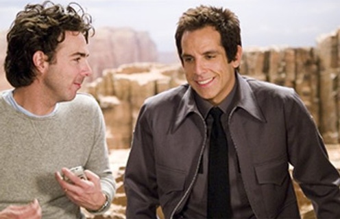 Ben Stiller et Shawn Levy sur le plateau de Night at the Museum