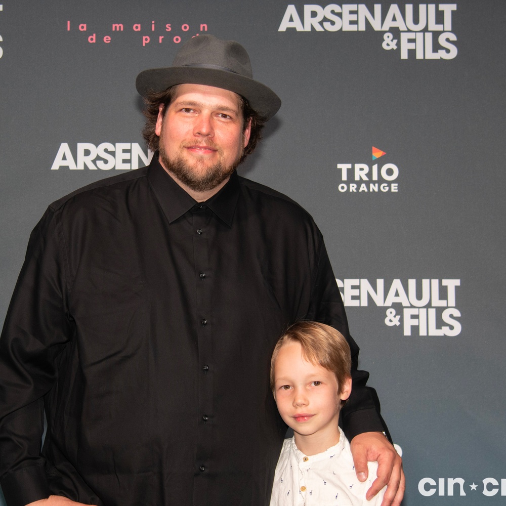 Sur le tapis rouge du film Arsenault & Fils