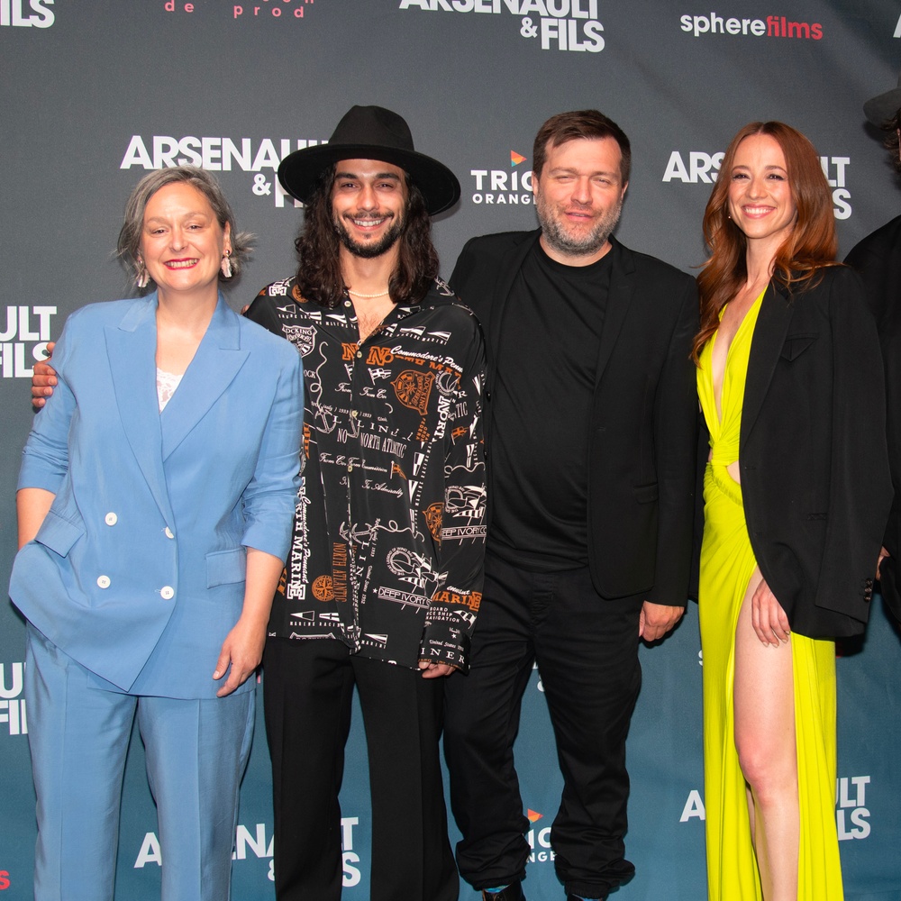 Sur le tapis rouge du film Arsenault & Fils