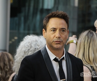 Sur le tapis rouge du film The Judge au TIFF