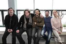 Sur le plateau du film Mr. Roach