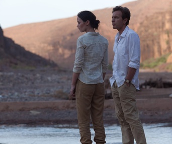 Une scène du film Salmon Fishing in the Yemen