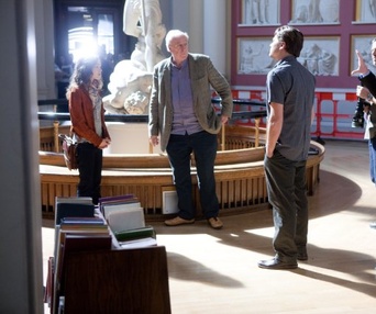 Sur le plateau du film Inception