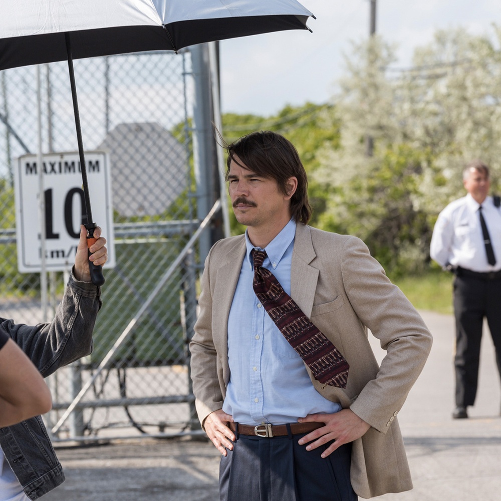 Sur le plateau du film Gut Instinct