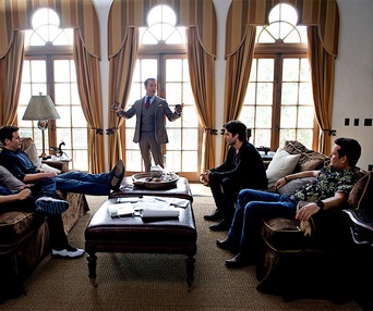 Une scène du film Entourage