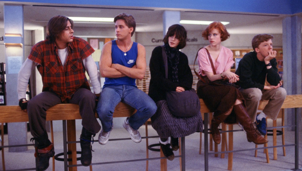 Une scène du film The Breakfast Club