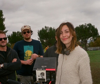 Sur le plateau du film Palo Alto