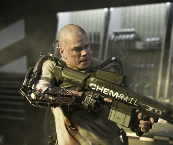 Une scène du film Elysium