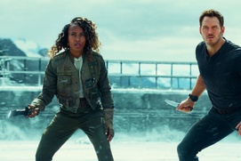 Une scène du film Jurassic World: Dominion