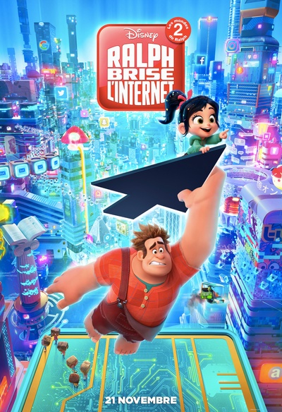 Affiche du film Ralph brise l'Internet : Les mondes de Ralph 2