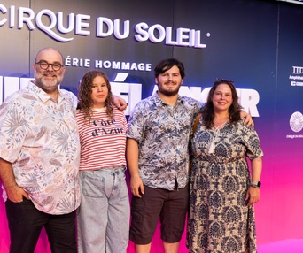 Tapis rouge de l'hommage à Daniel Bélanger par le Cirque du Soleil