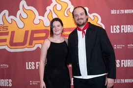 Tapis rouge de la première du film Les Furies