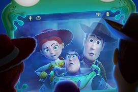 Affiche officielle en anglais du film Toy Story 5