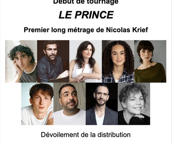 Affiche du dévoilement de la distribution du film Le prince