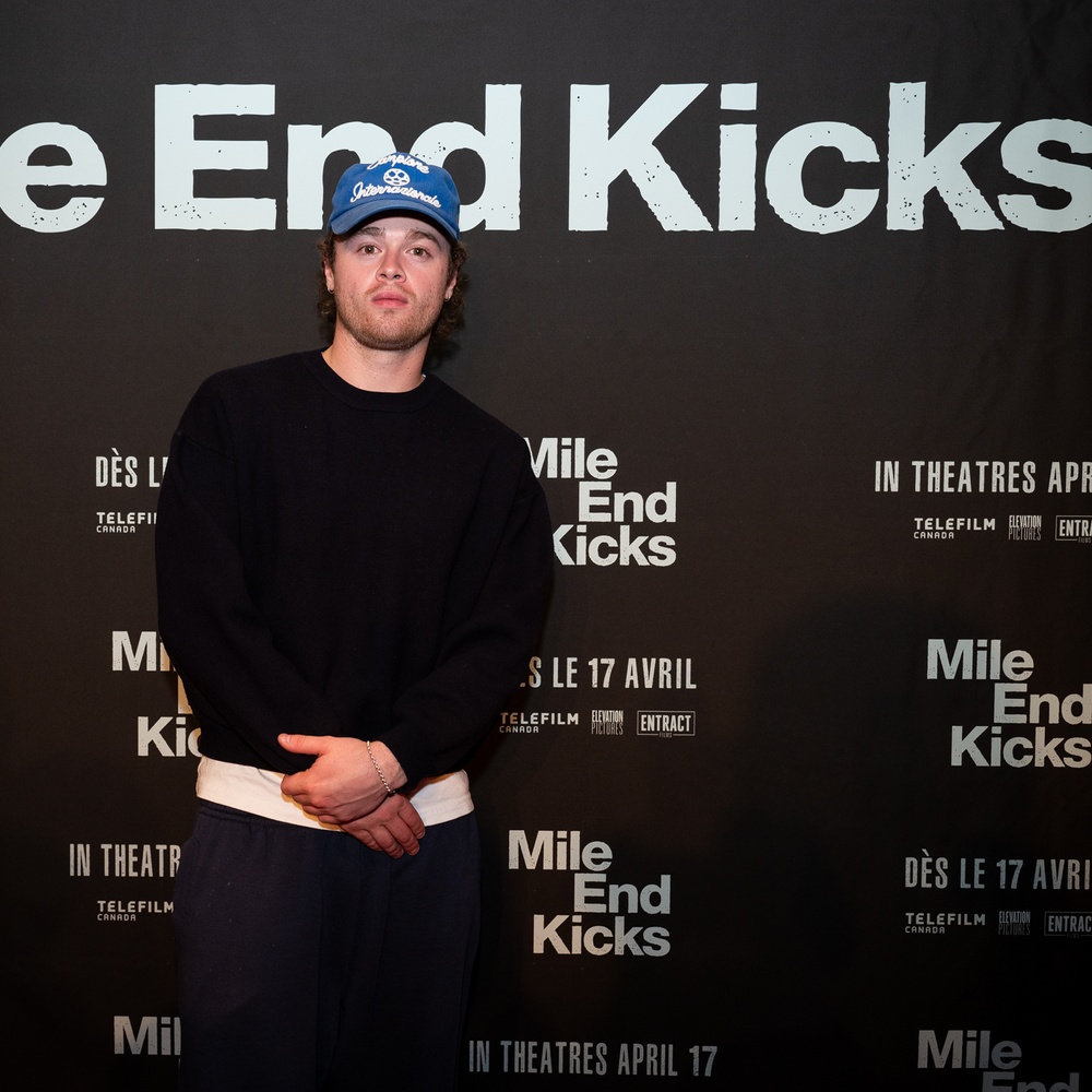 Tapis rouge de la première montréalaise du film Mile End Kicks